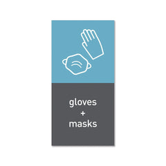 magnetic sorting label - gloves and masks - main image