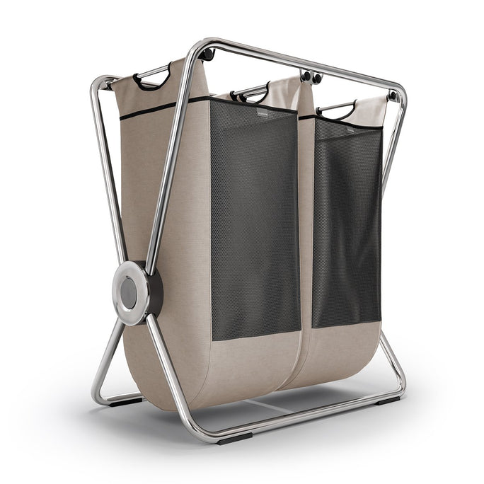 panier à linge pliable double