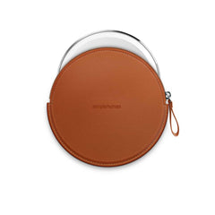 étui à fermeture-éclair pour miroir à capteur compact, irisé
