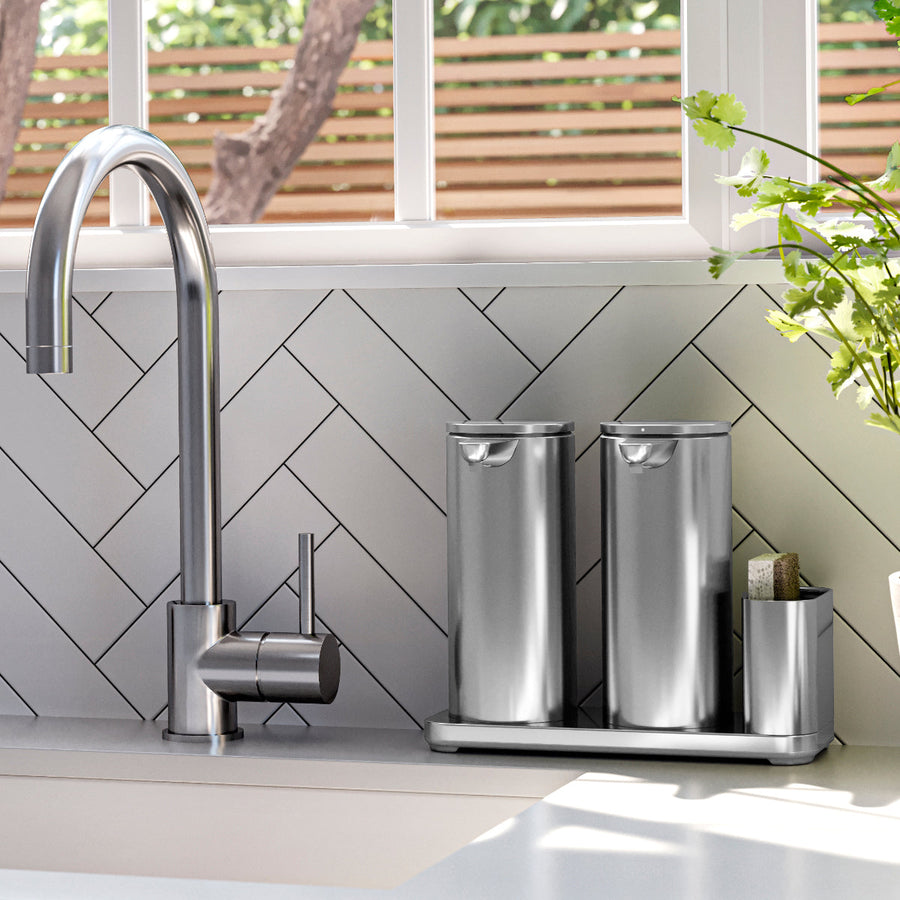 Rangement pour distributeur à capteur double
