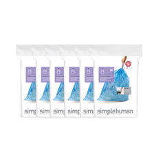 code V sacs poubelle sur mesure, plastique bleu