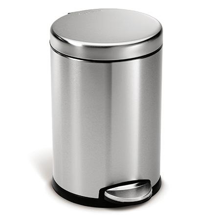poubelle ronde à pédale 3 L